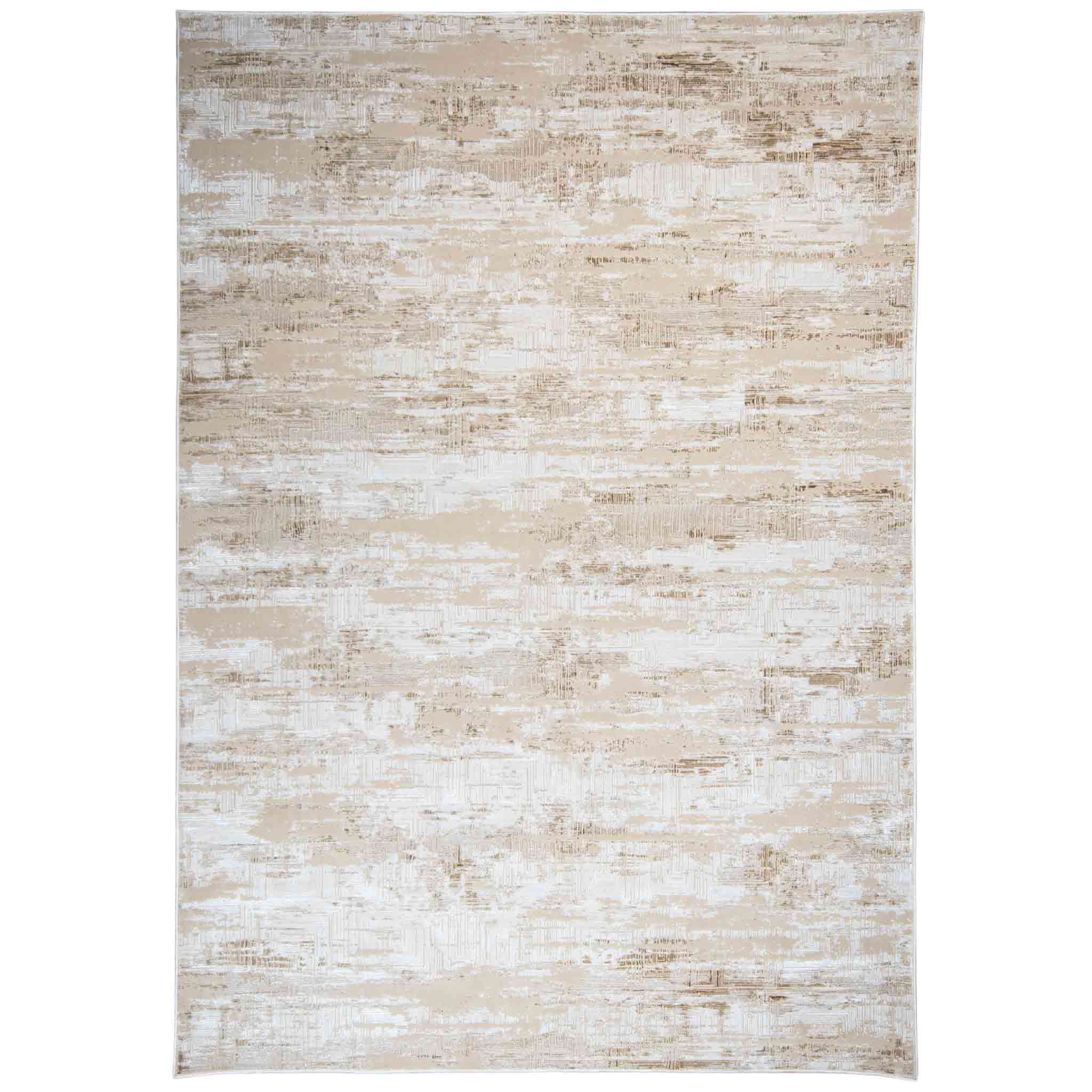 Tapete Decorativo Rienz U7026 Beige / Plata – Abstracto · Interior