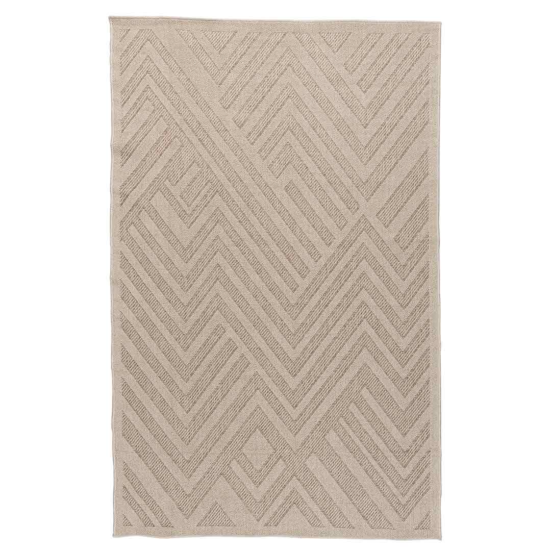 Tapete Decorativo Riviera 2010R Ivory / Crema – Geométrico · Exterior