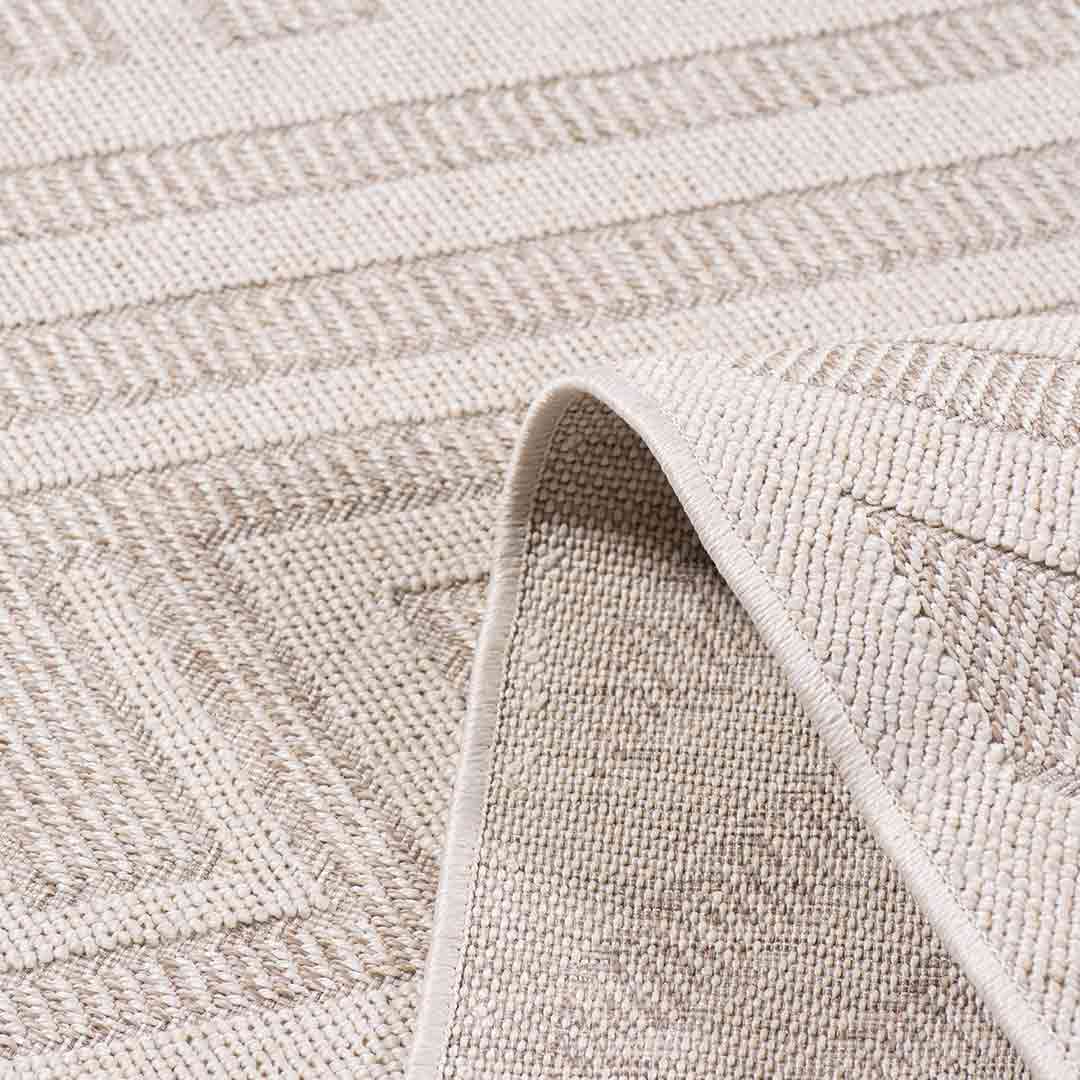 Tapete Decorativo Riviera 2010R Ivory / Crema – Geométrico · Exterior