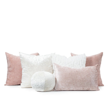 Set 6 Cojines Decorativos A&A Rosa Palo — Elegancia Serena y Luminosa · Interior