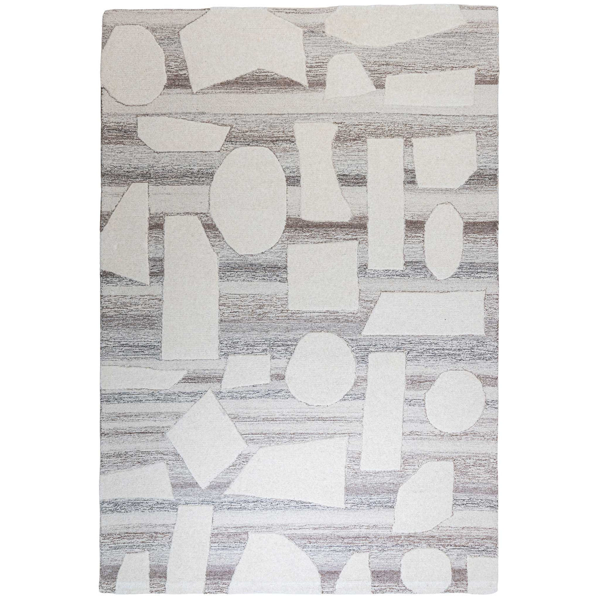 Tapete Decorativo Sachin N2003 Beige / Crema – Geométrico · Interior