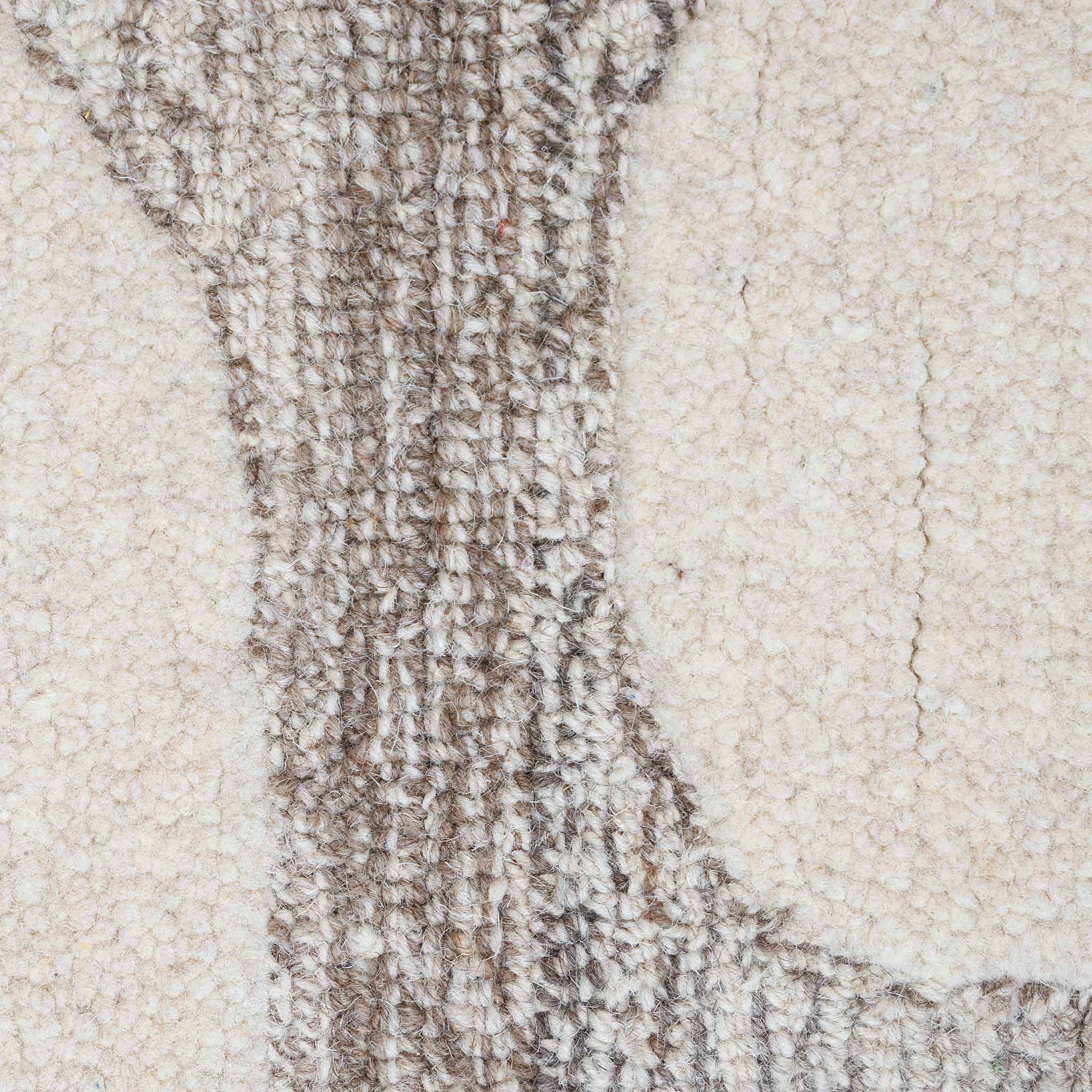 Tapete Decorativo Sachin N2003 Beige / Crema – Geométrico · Interior