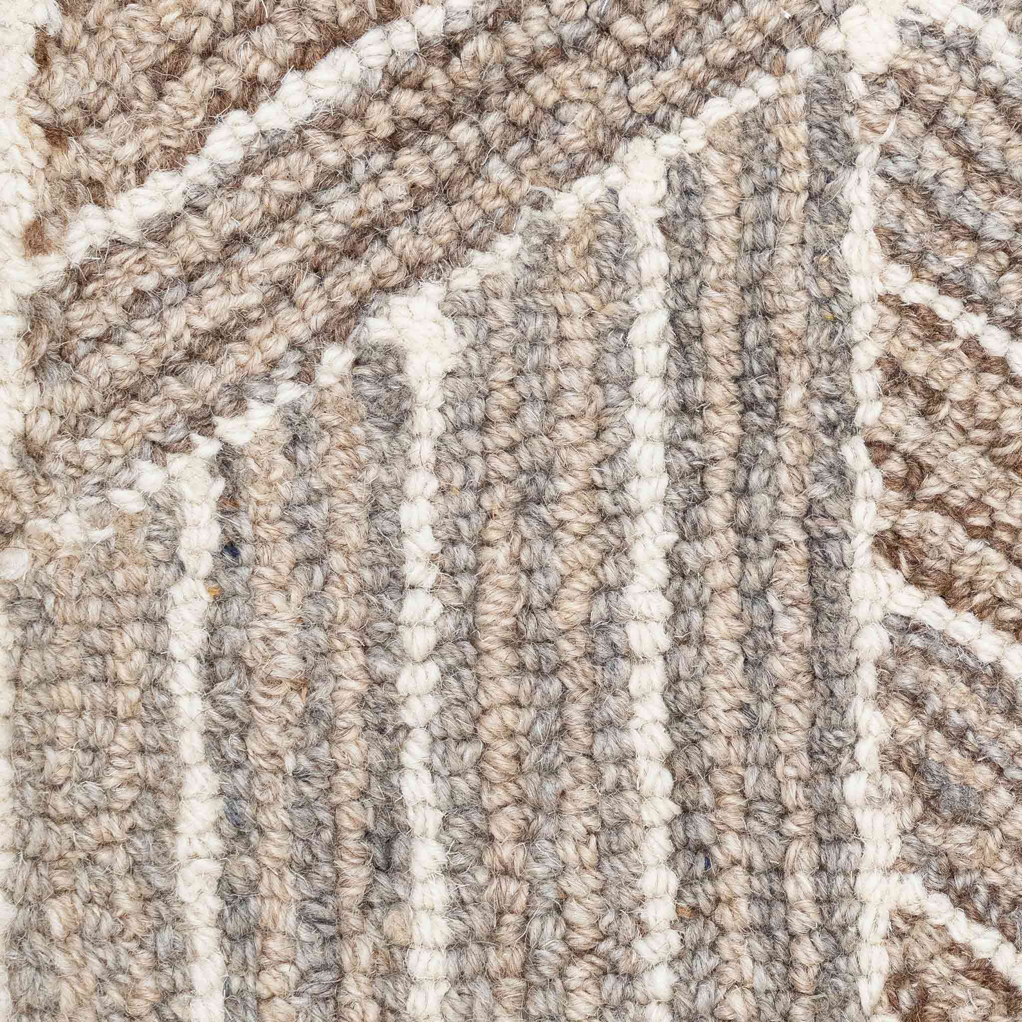 Tapete Decorativo Sachin N2005 Gris / Beige – Geométrico · Interior