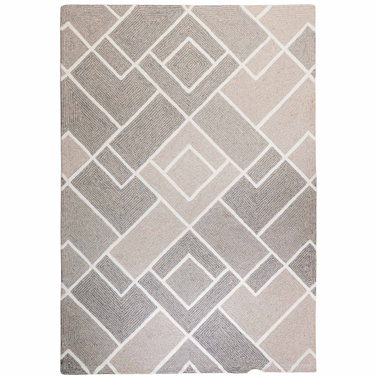 Tapete Decorativo Sachin N2006 Azul – Geométrico · Interior