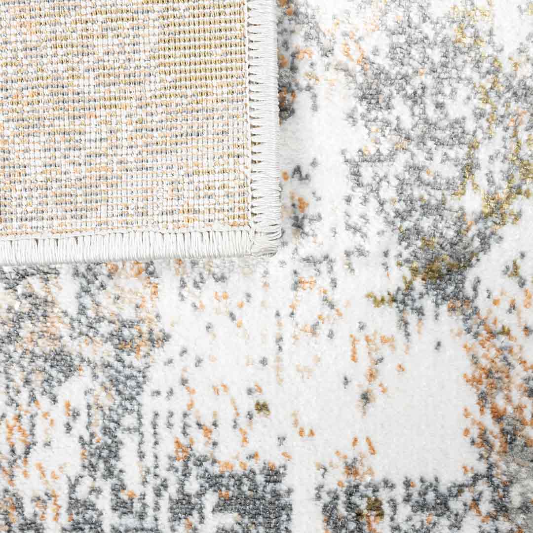 Tapete Decorativo Salim T4049 Gris / Oro / Plata – Abstracto · Interior