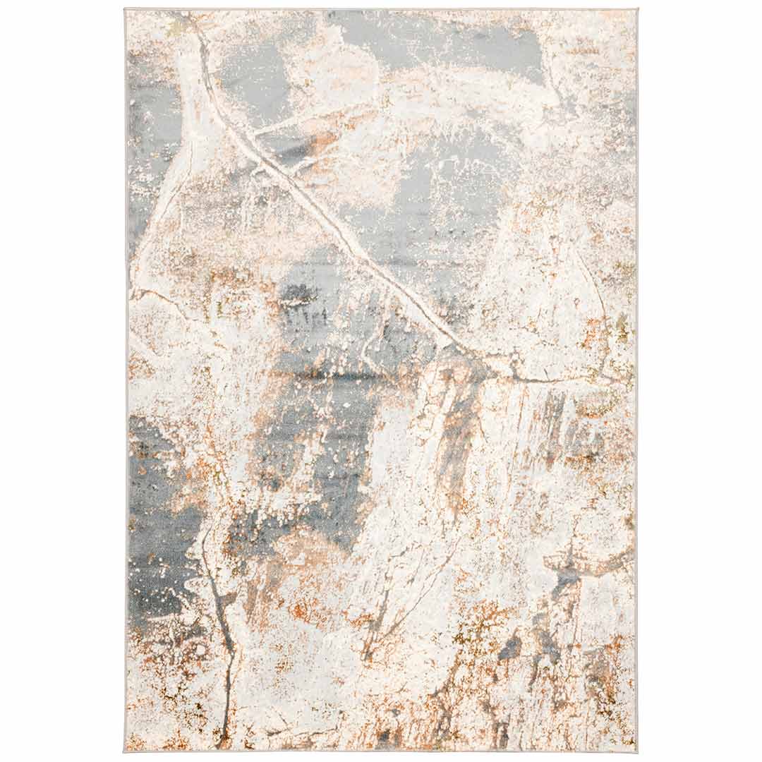 Tapete Decorativo Salim T4051 Gris / Oro – Abstracto · Interior