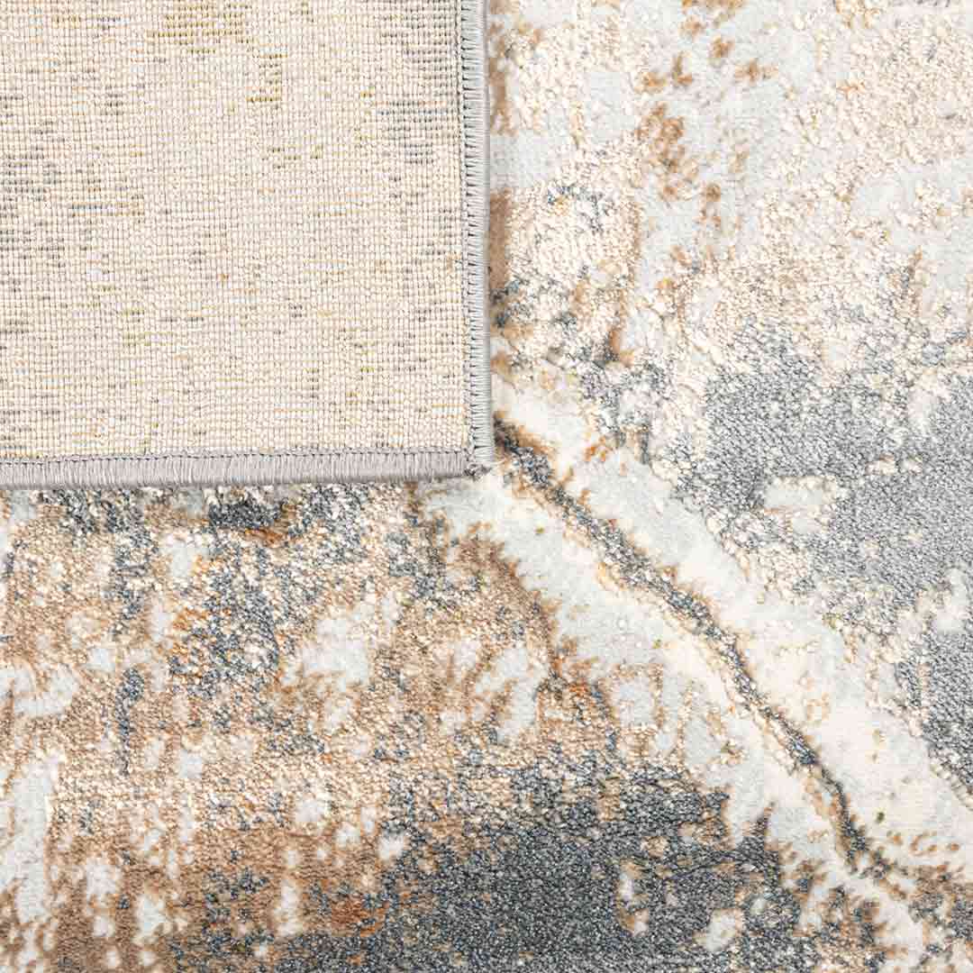 Tapete Decorativo Salim T4051 Gris / Oro – Abstracto · Interior