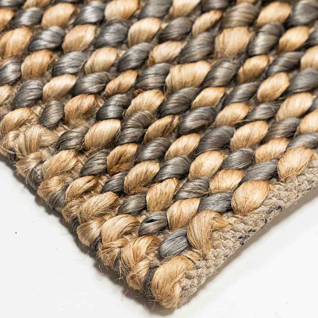 Tapete Decorativo Satara N8027 Gris / Jute – Natural · Interior