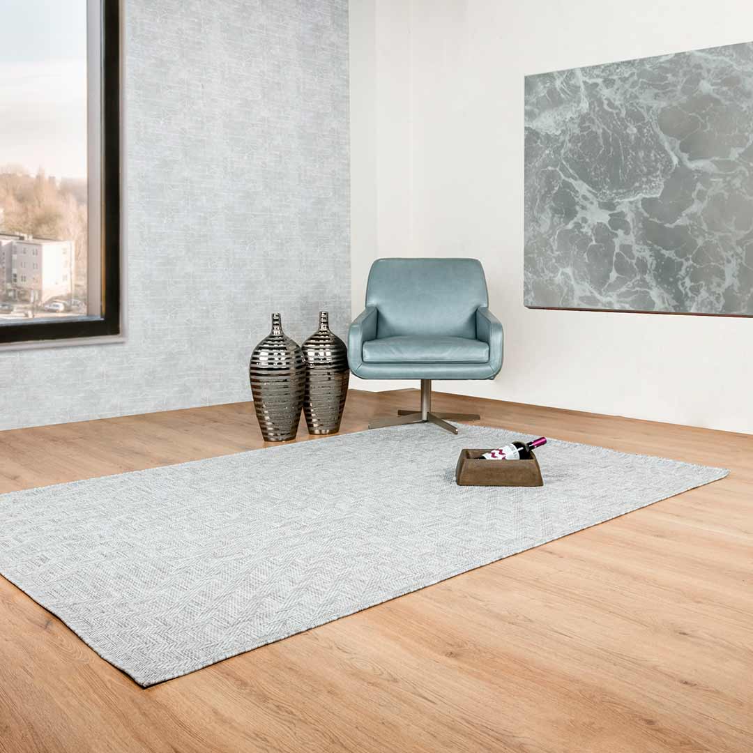 Tapete Decorativo Talas T2319 Gris – Geométrico · Interior
