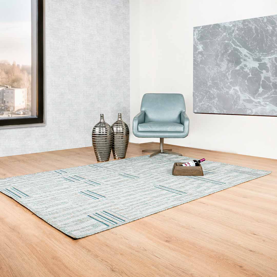 Tapete Decorativo Talas T2320 Gris – Geométrico · Interior