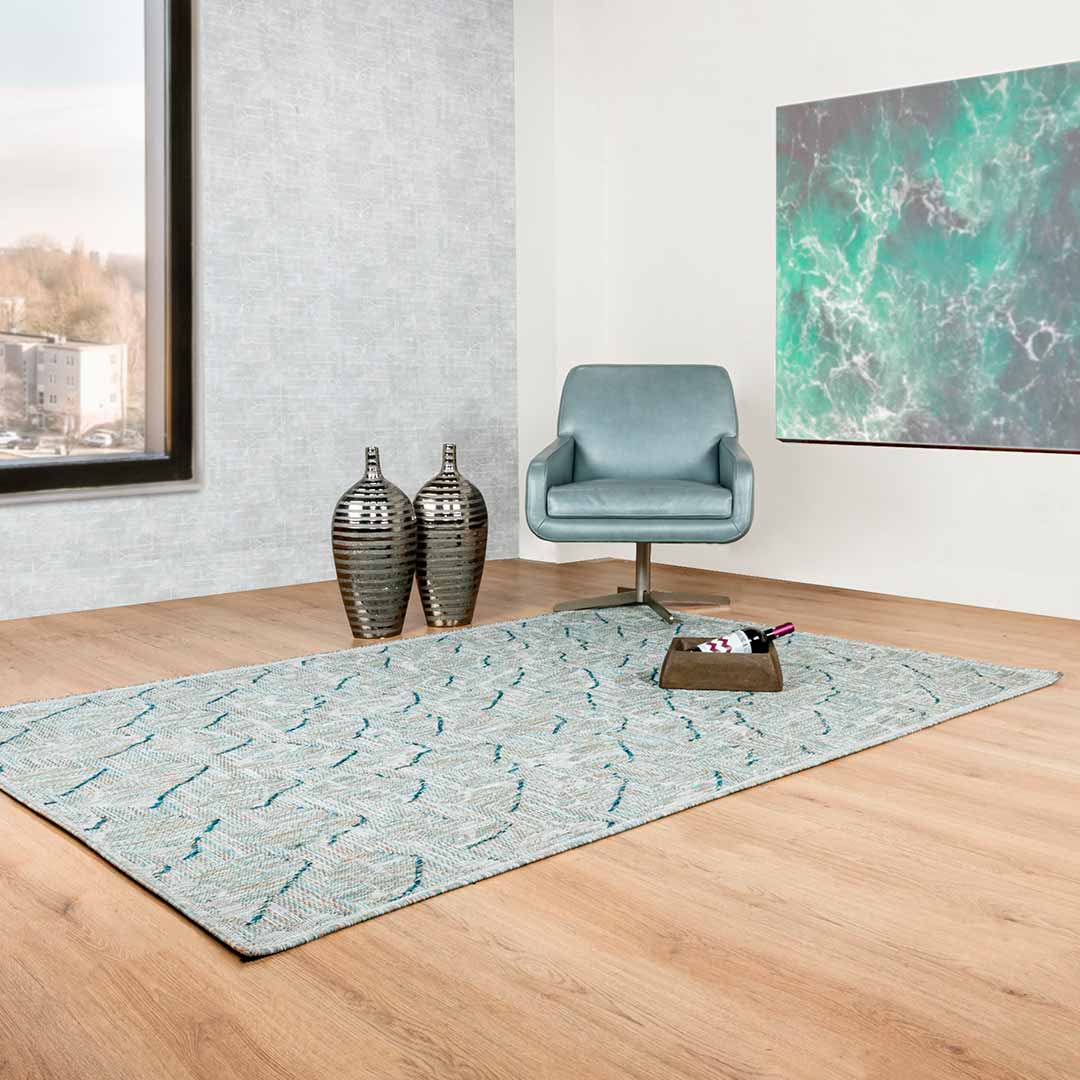 Tapete Decorativo Talas T2321 Gris – Geométrico · Interior