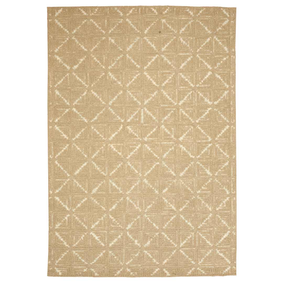 Tapete Decorativo Vani D2001 Beige / Crema – Geométrico · Interior