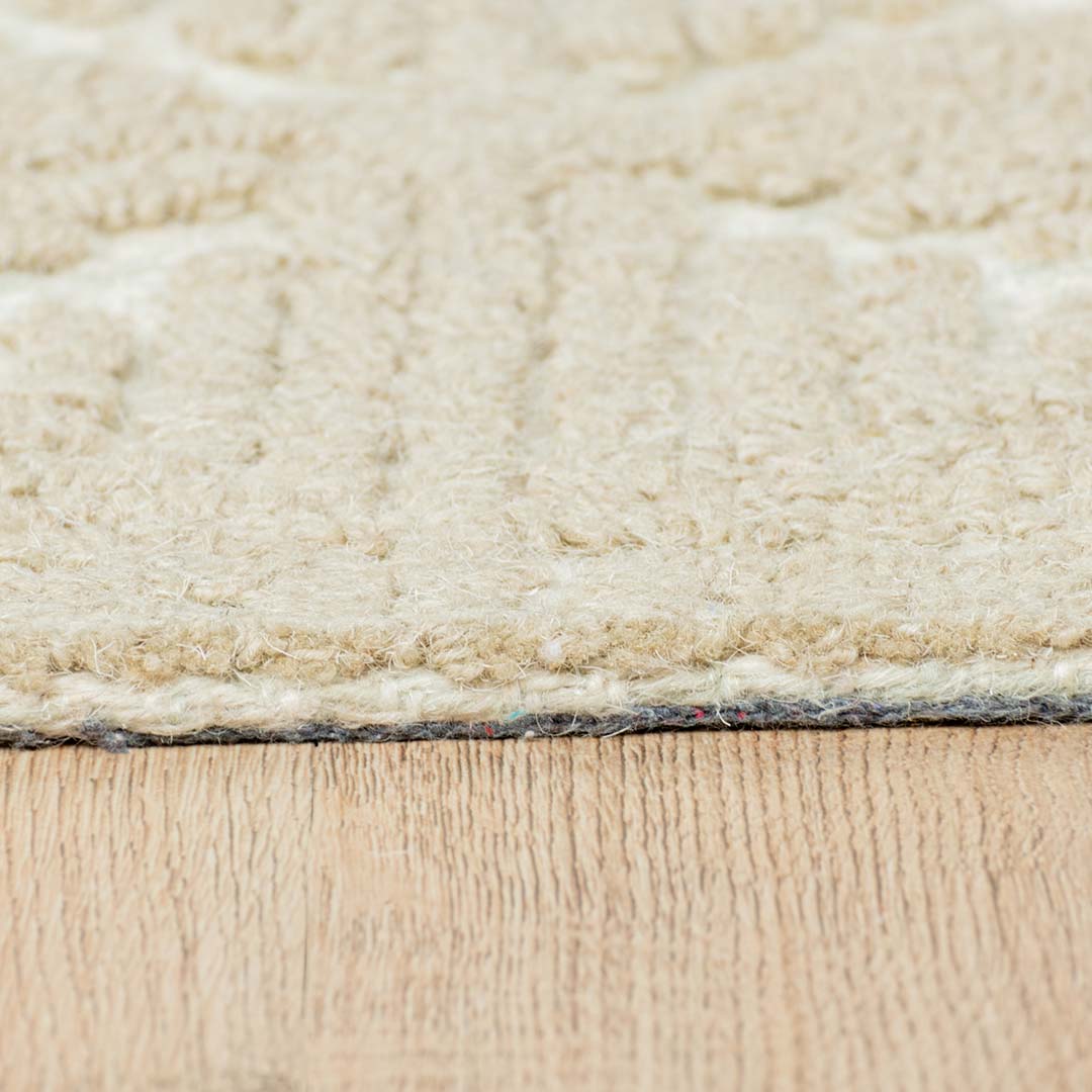 Tapete Decorativo Vani D2001 Beige / Crema – Geométrico · Interior