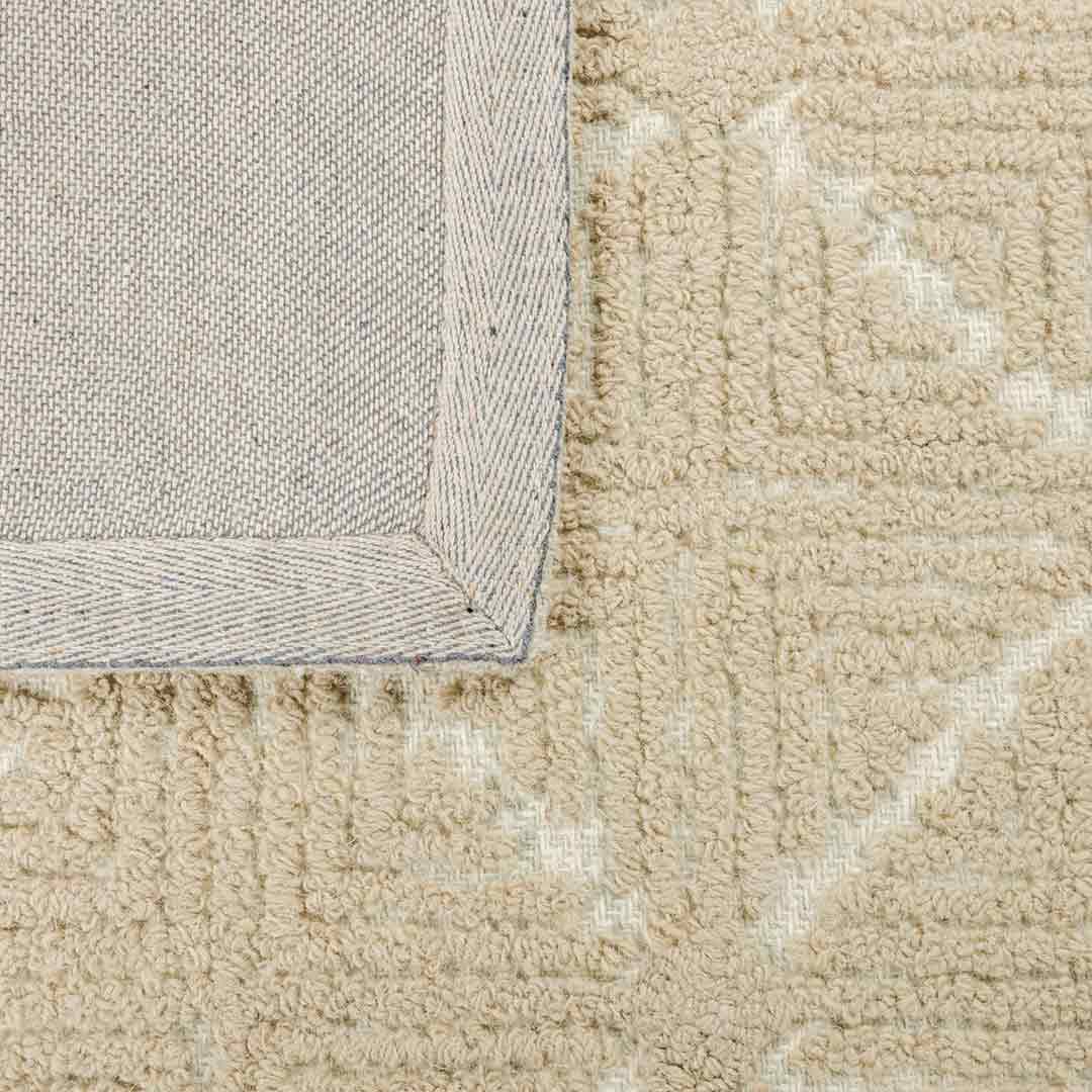 Tapete Decorativo Vani D2001 Beige / Crema – Geométrico · Interior