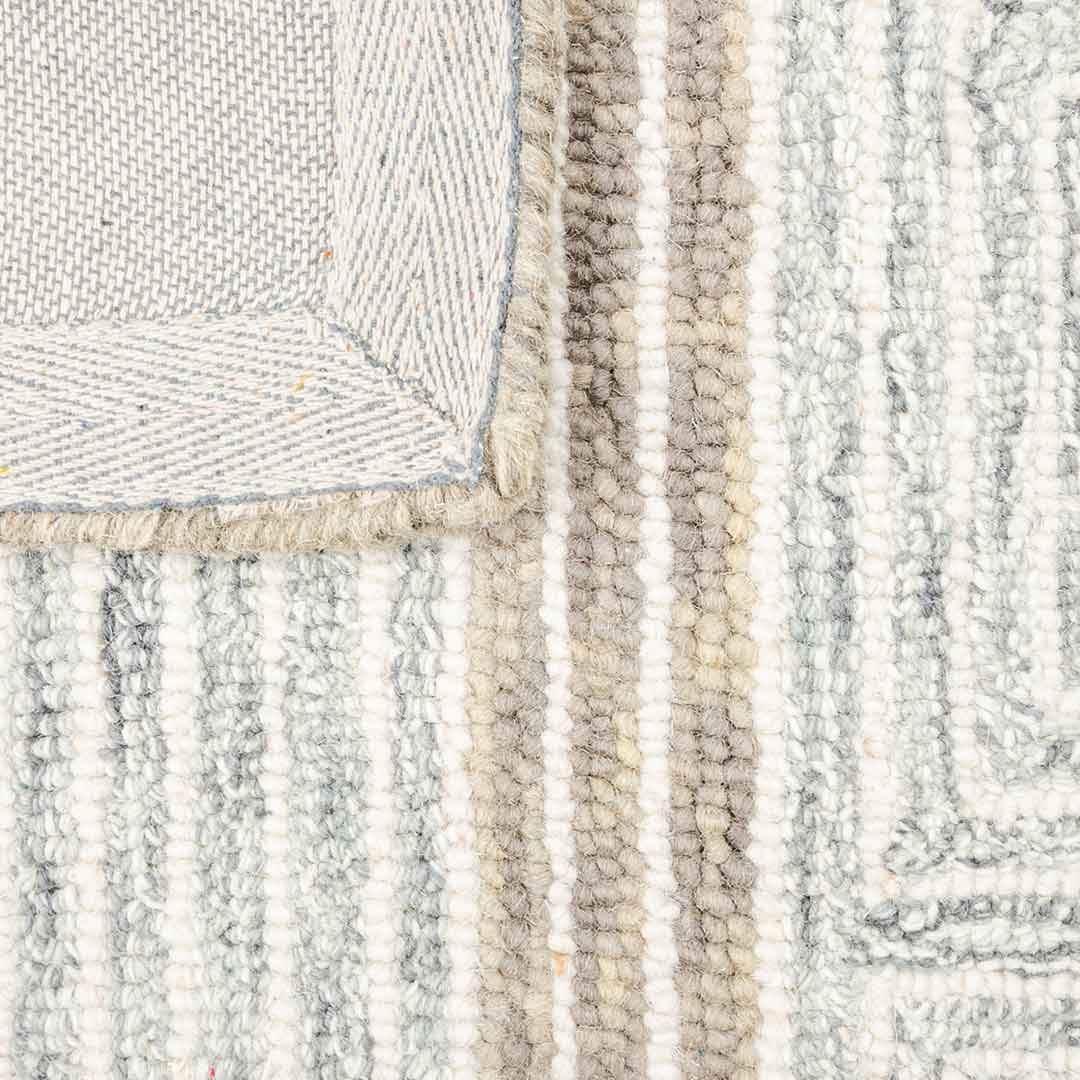 Tapete Decorativo Vani D2002 Beige / Gris – Geométrico · Interior