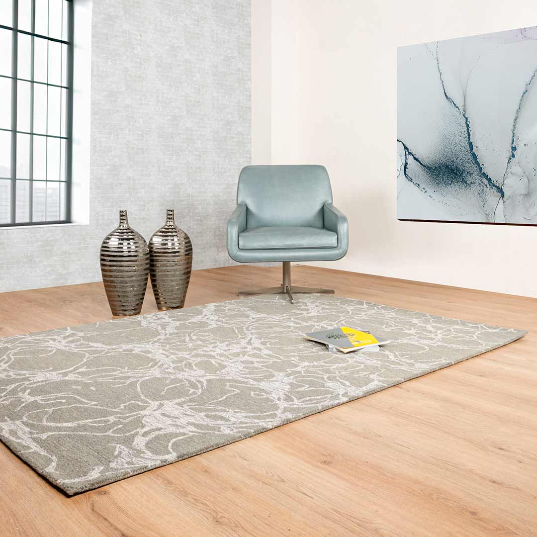 Tapete Decorativo Vani D2005 Gris / Crema – Clásico · Interior