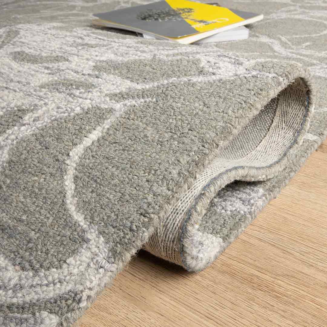 Tapete Decorativo Vani D2005 Gris / Crema – Clásico · Interior