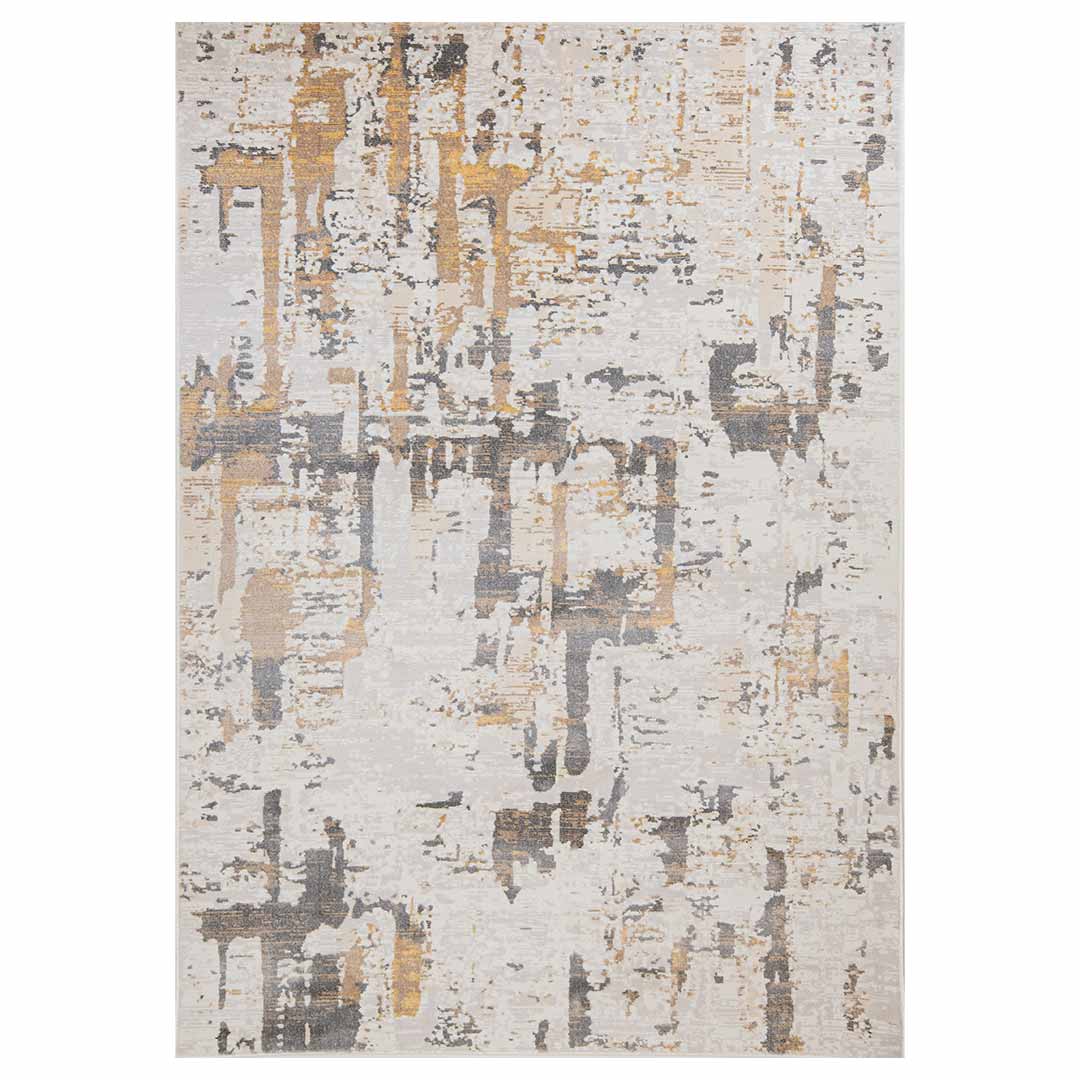 Tapete Decorativo VELEKA U6038 Crema / Oro – Abstracto · Interior