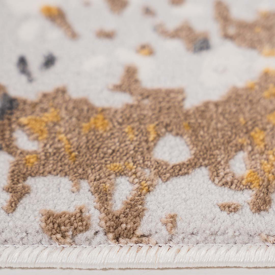 Tapete Decorativo VELEKA U6040 Crema / Oro – Abstracto · Interior