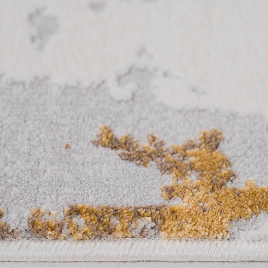 Tapete Decorativo VELEKA U6042 Crema / Oro – Abstracto · Interior
