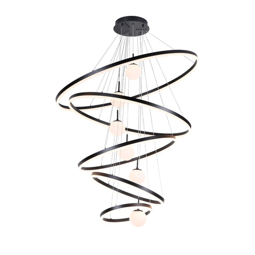 Candil Colgante Moderno CLASSCL00116 – Diseño Escultural LED para Doble Altura