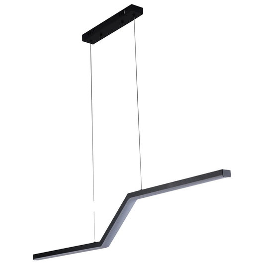 Colgante Minimalista CLASSCL00160 – Diseño Lineal en Negro Mate