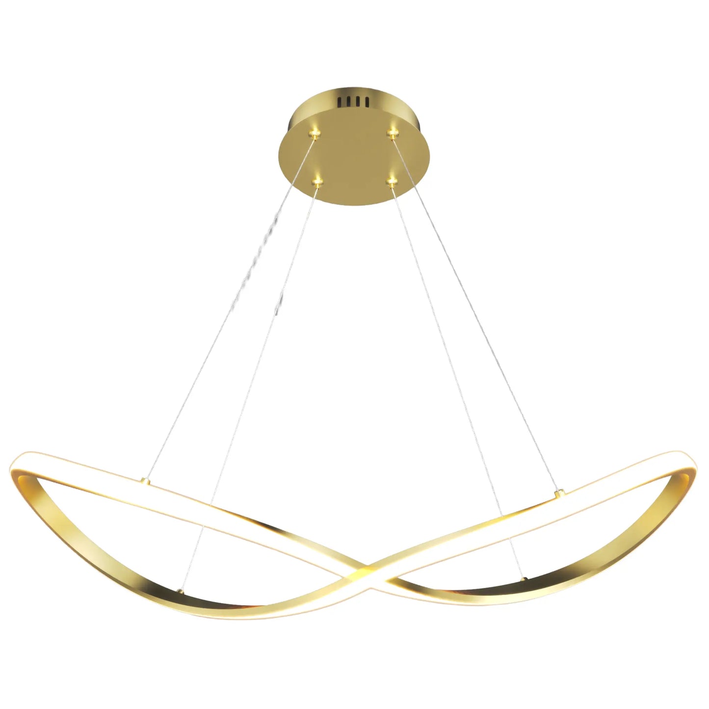 Candil Colgante Moderno CLASSCL00190 – Diseño Orgánico LED en Dorado