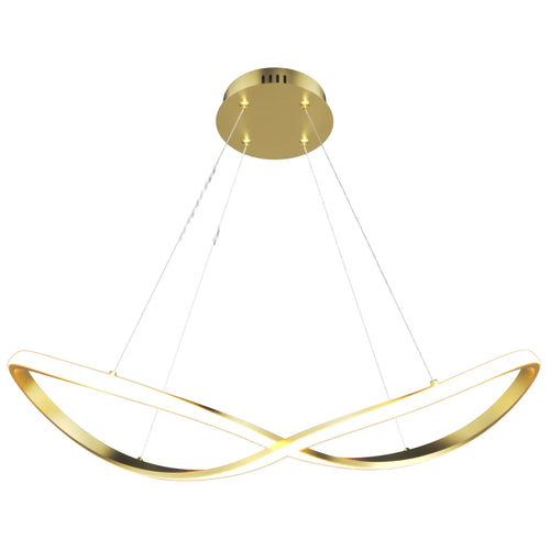 Candil Colgante Moderno CLASSCL00190 – Diseño Orgánico LED en Dorado