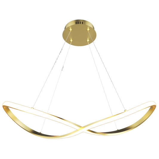 Candil Colgante Moderno CLASSCL00190 – Diseño Orgánico LED en Dorado