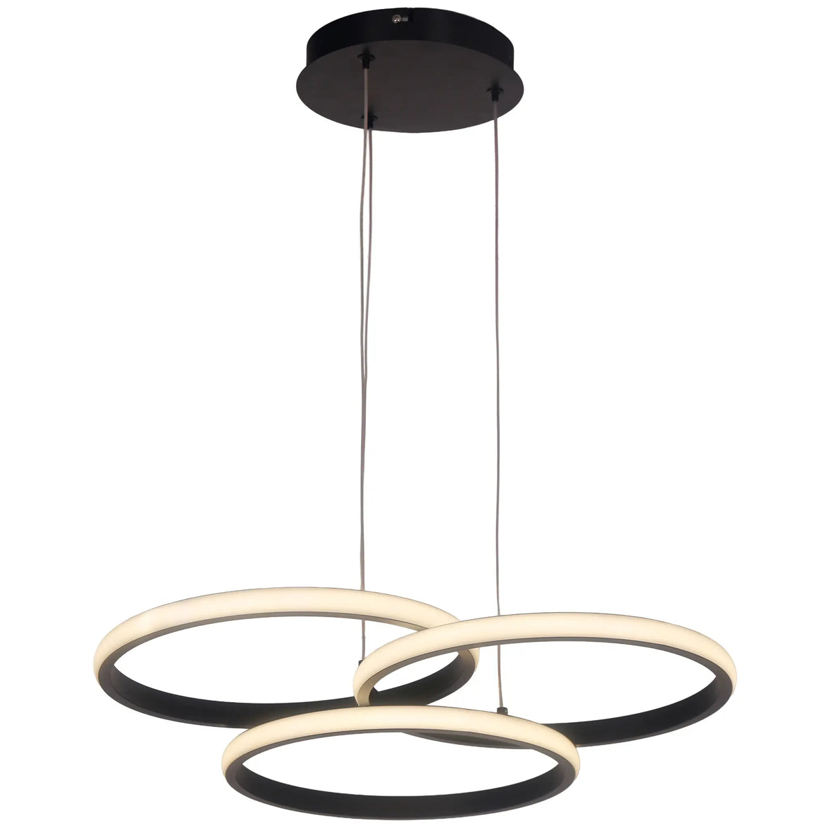 Candil Minimalista CLASSCL00195 Negro con Pantalla Clara