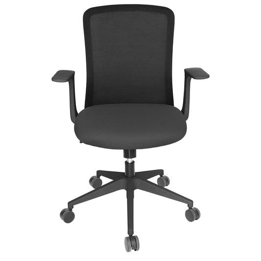 Silla Operativa Mouse OHE-84 Negra – Respaldo Alto y Ergonomía Compacta para Espacios de Alto Rendimiento