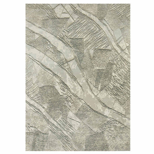 Tapete Decorativo Feizy Eren 1098C – Abstracto Texturizado en Gris | Beige