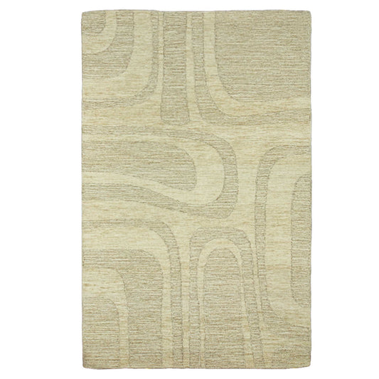 Tapete Decorativo Feizy Helena 145N – Ivory | Beige con Relieve Orgánico