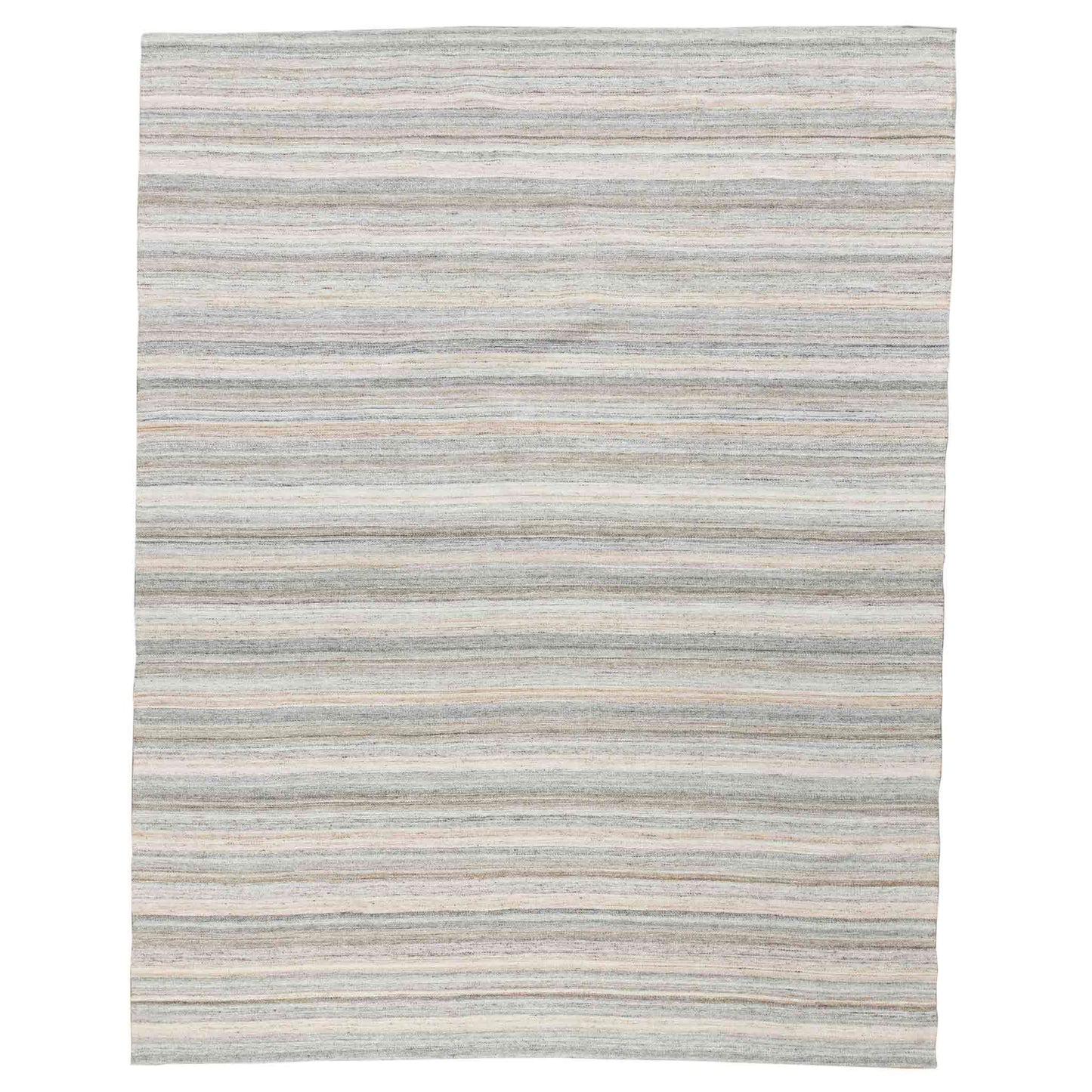 Tapete Decorativo Feizy Laia 111N – Rayas Artesanales Celeste | Crema Indoor / Outdoor