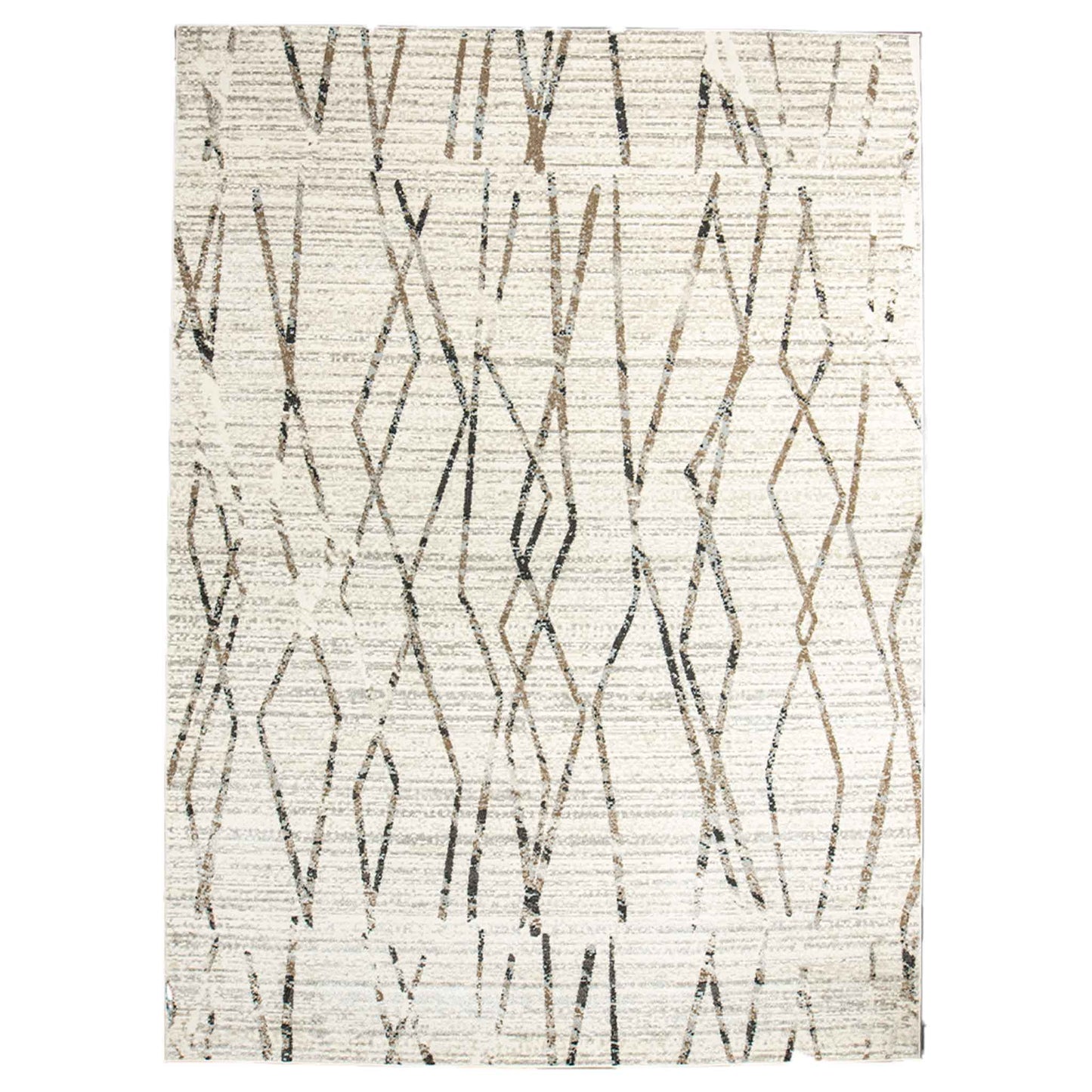 Tapete Decorativo Feizy Montreal 1099C – Beige | Café con Geometría Moderna