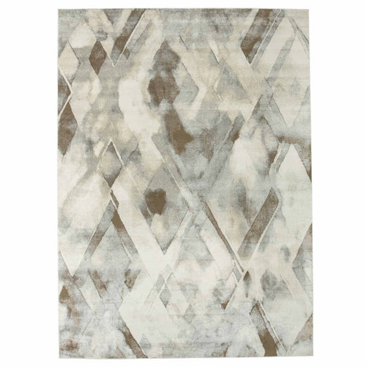 Tapete Decorativo Feizy Montreal 1100C – Abstracto Moderno en Mocha | Crema