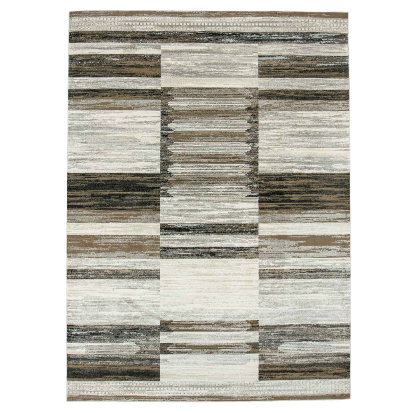 Tapete Decorativo Feizy Montreal 1101C – Geométrico Moderno en Color Mocha