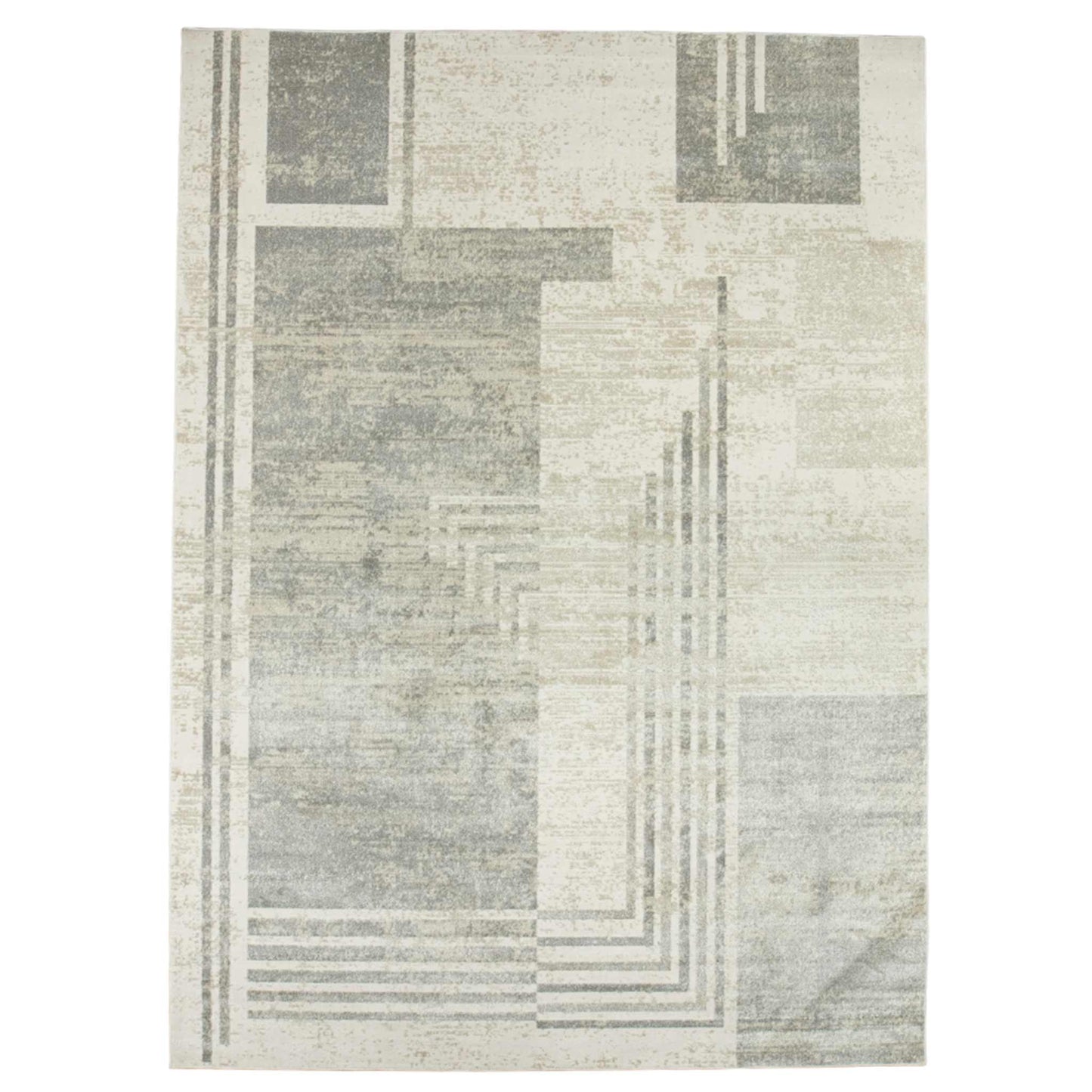 Tapete Decorativo Feizy Montreal 1102C – Geométrico Moderno en Beige | Café