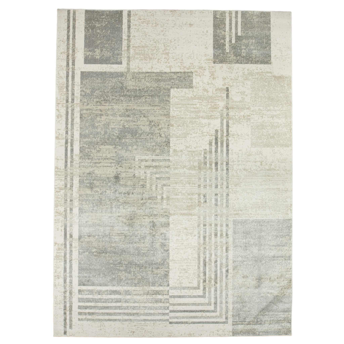 Tapete Decorativo Montreal 1102C Beige / Café – Geométrico · Interior