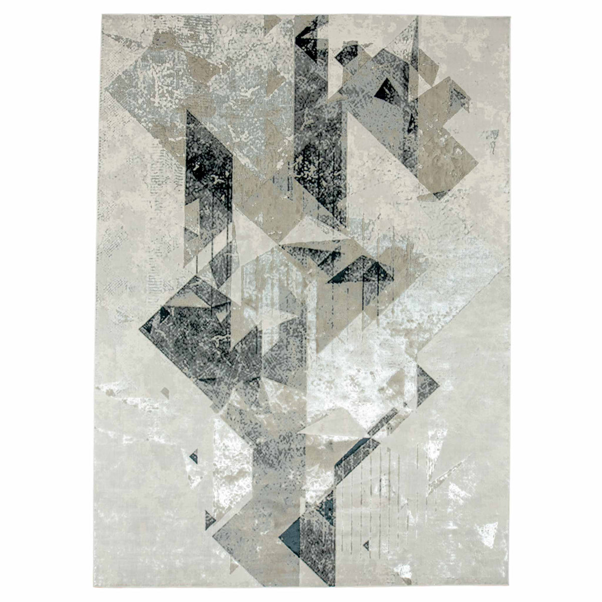 Tapete Decorativo Nela 1094C Plata – Abstracto · Interior