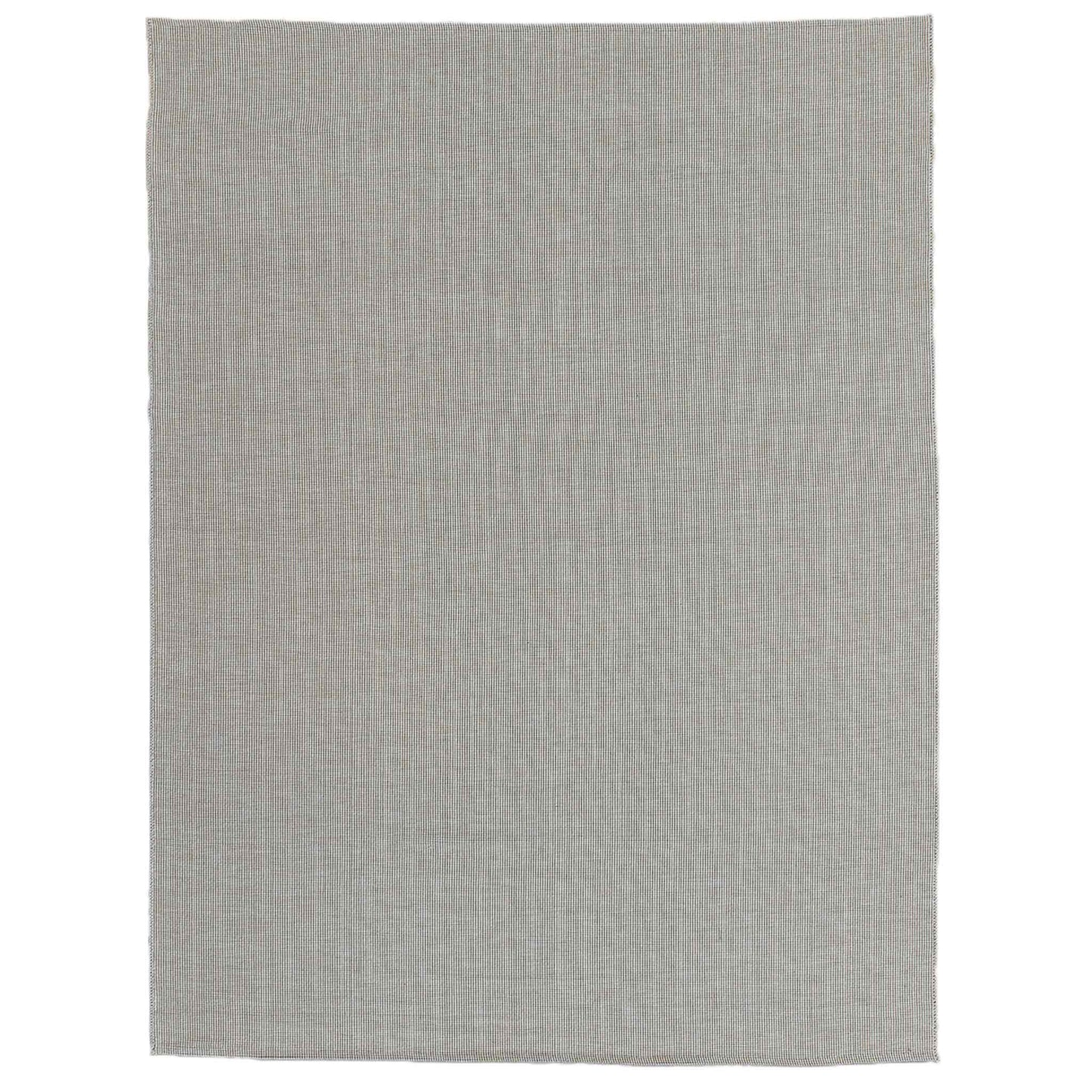 Tapete Decorativo Feizy Sari 2018R – Tejido Plano Moderno Negro | Marfil