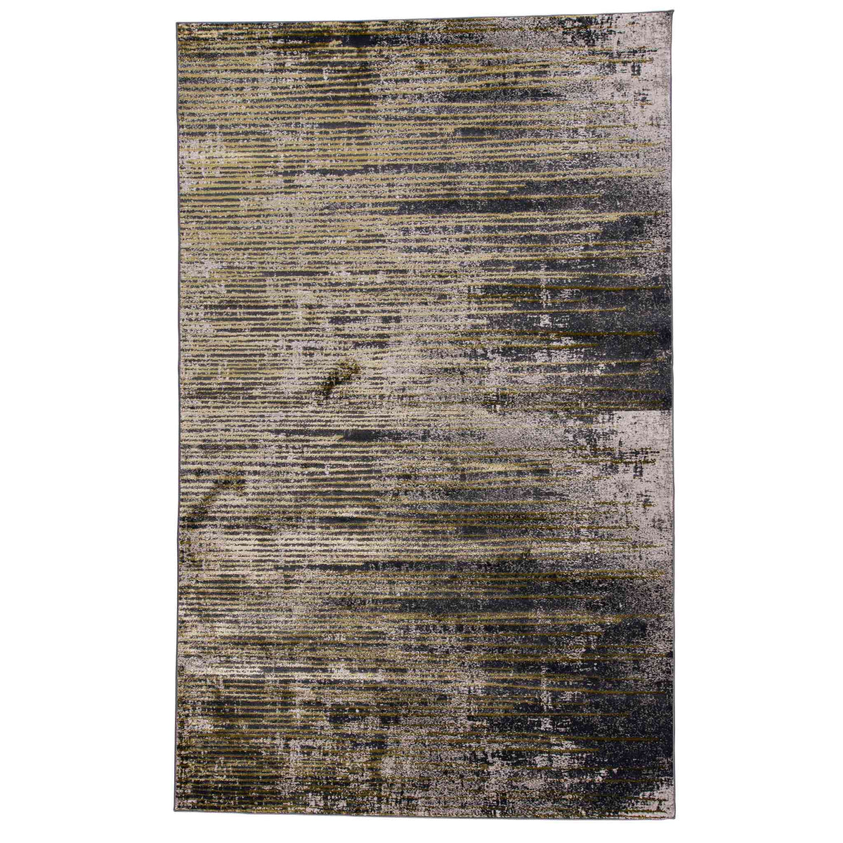 Tapete Decorativo Zuria 1014C Dorado / Verde – Abstracto · Interior