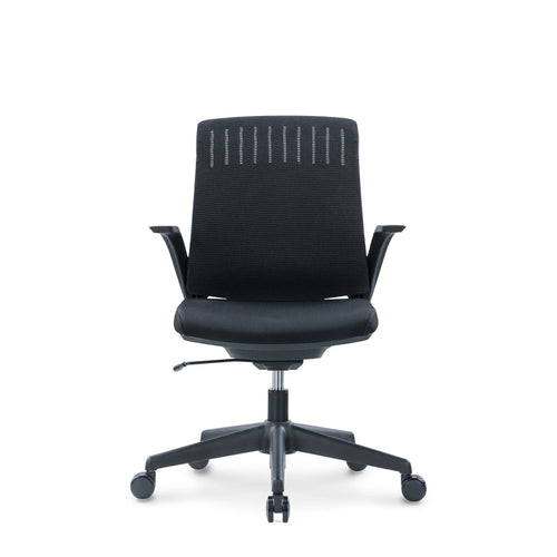 Silla Operativa Whale OHE-100 Negra – Soporte Lumbar y Diseño Ergonómico