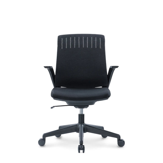 Silla Operativa Whale OHE-100 Negra – Soporte Lumbar y Diseño Ergonómico
