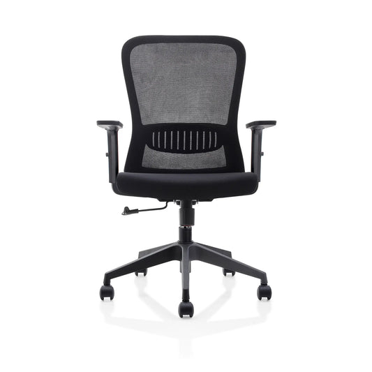 Silla Operativa Cozy OHE-173 Negra – Comodidad Ergonómica con Altura y Soporte Ajustables