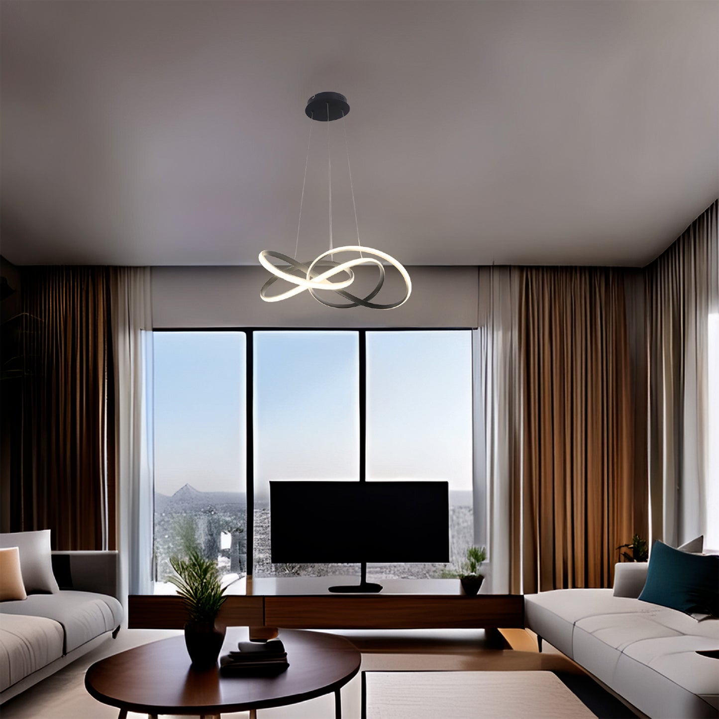 Candil Colgante Minimalista CLASSCL00206 LED – Diseño Escultórico Moderno