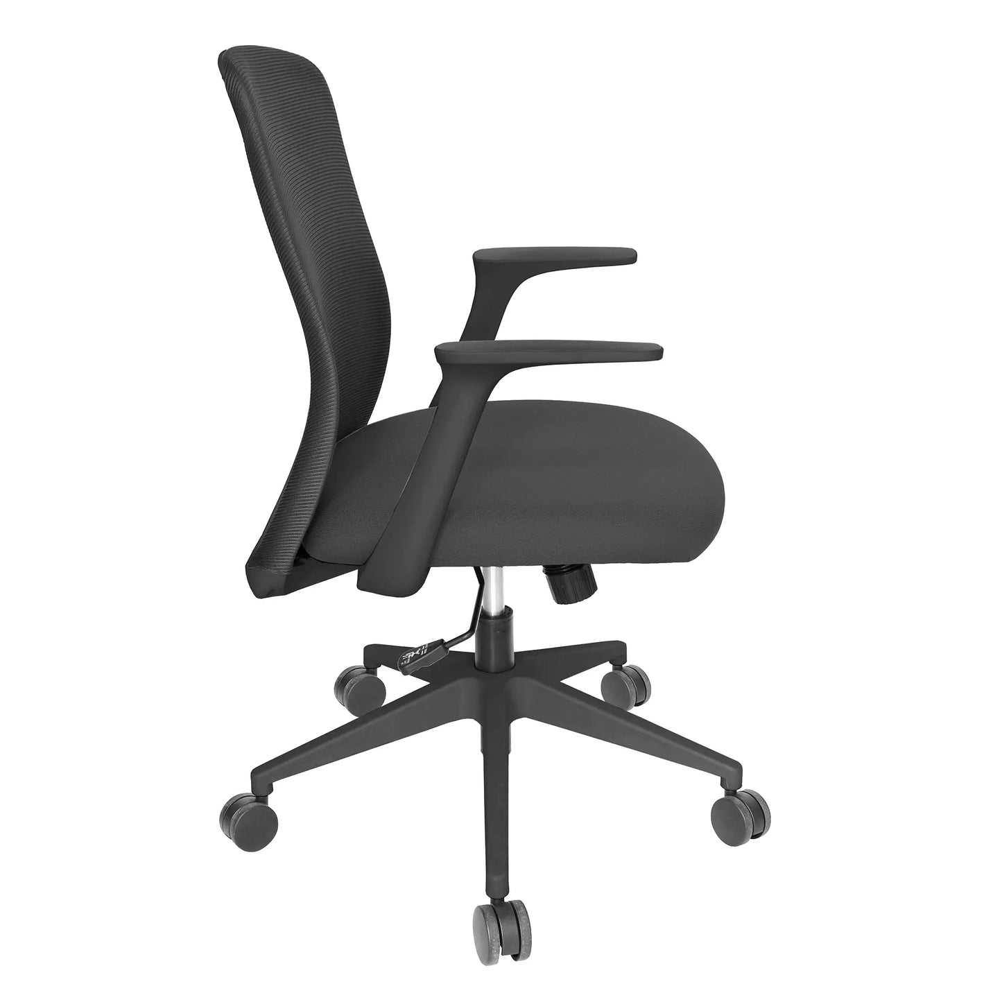Silla Operativa Mouse OHE-84 Negra – Respaldo Alto y Ergonomía Compacta para Espacios de Alto Rendimiento