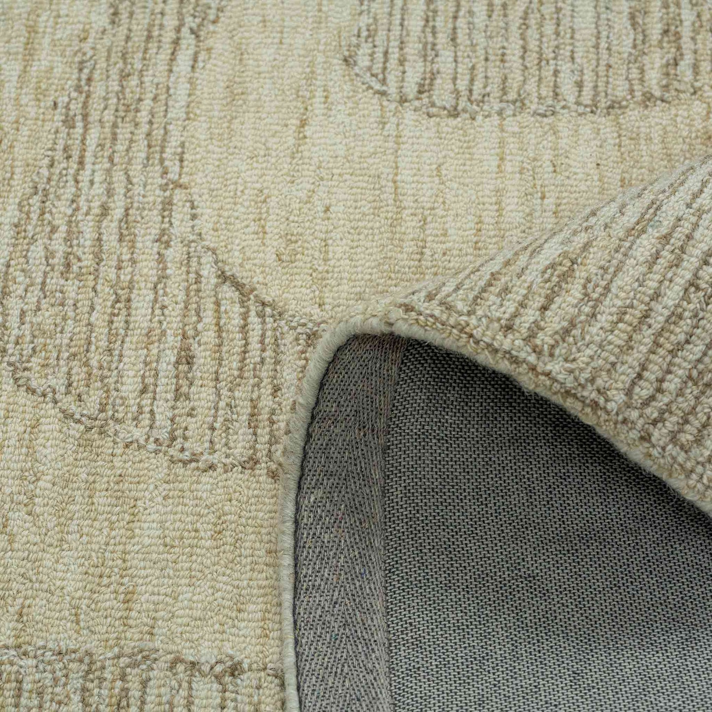 Tapete Decorativo Feizy Helena 145N – Ivory | Beige con Relieve Orgánico