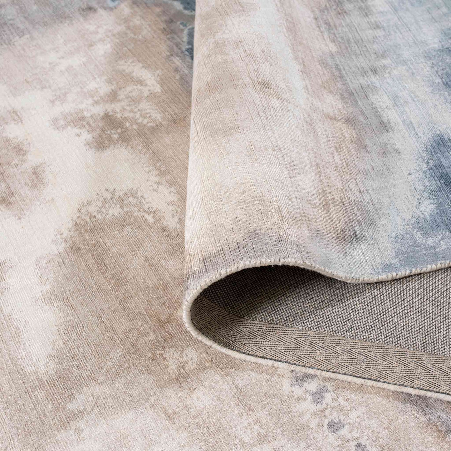 Tapete Decorativo Feizy Kova 127N – Abstracto Acuarela Azul | Gris