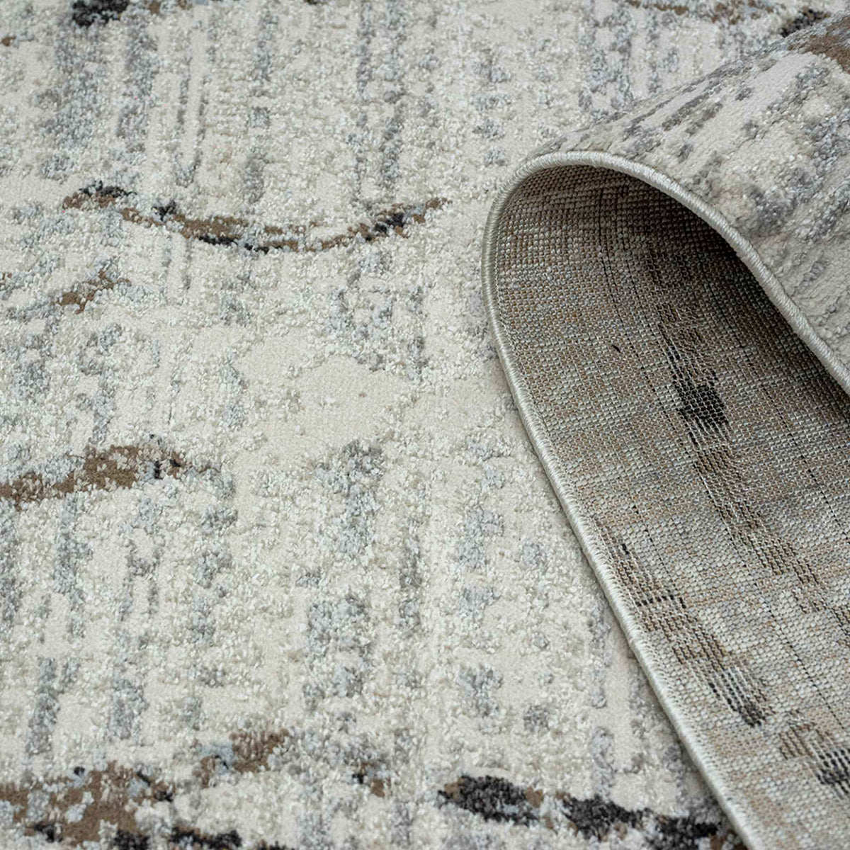 Tapete Decorativo Montreal 1099C Beige / Café – Abstracto · Interior
